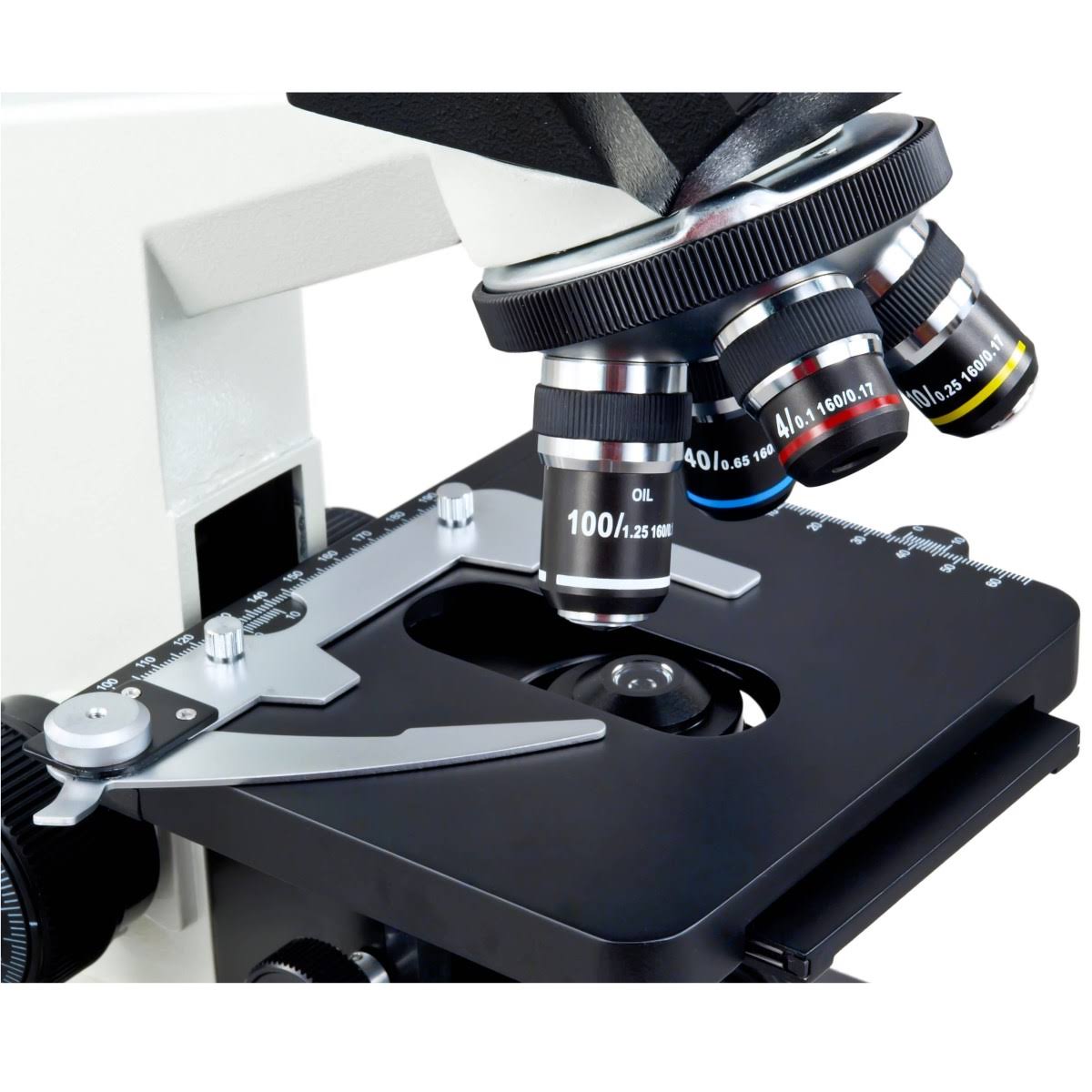 Trinocular Compound Biological Microscope with LED Light R636