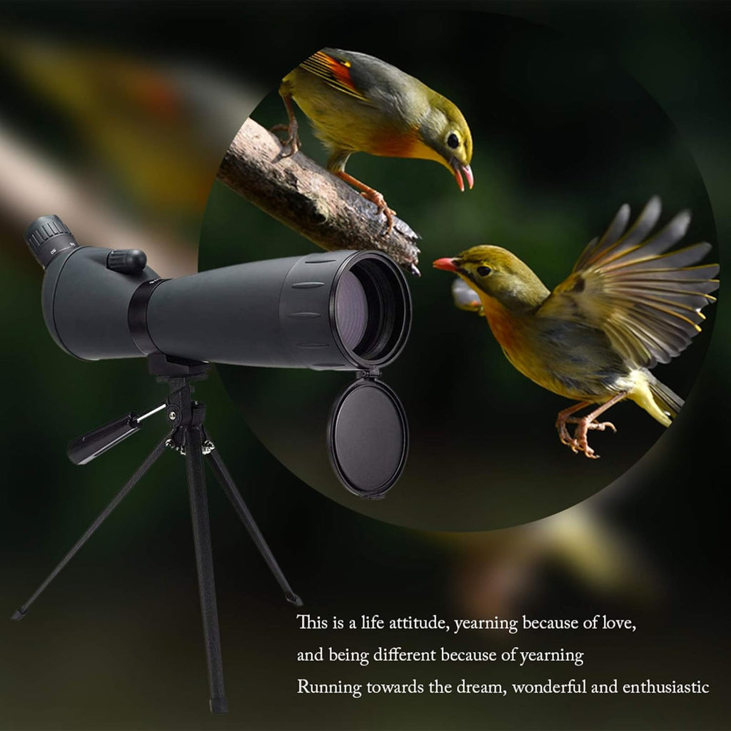 20-60x60 HD Spotting Scope with Tripod, BAK4 Prism, Waterproof H8616