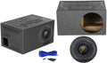 10 3200 Watt Car Audio Subwoofer with Vented Sub Box Enclosure L723122