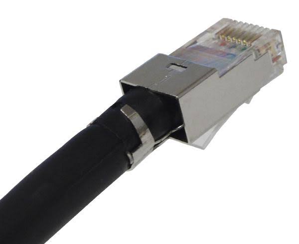 100 Pack Shielded RJ45 Connector for Cat6 A573
