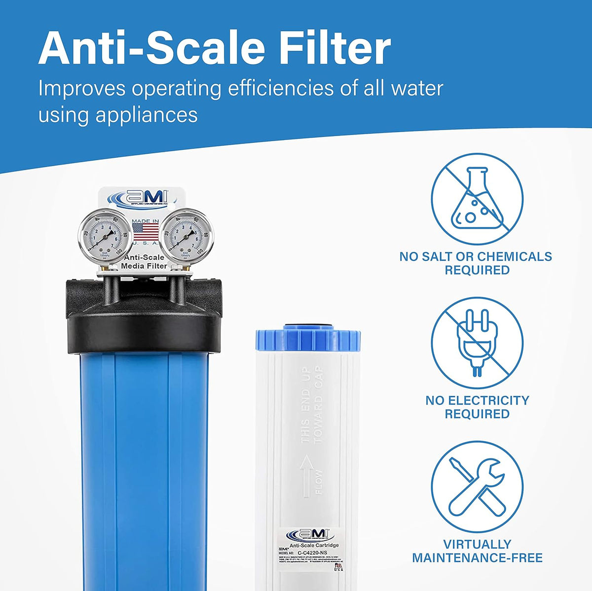 Anti-Scale Filter System with 4.5x20 Filter Q235572