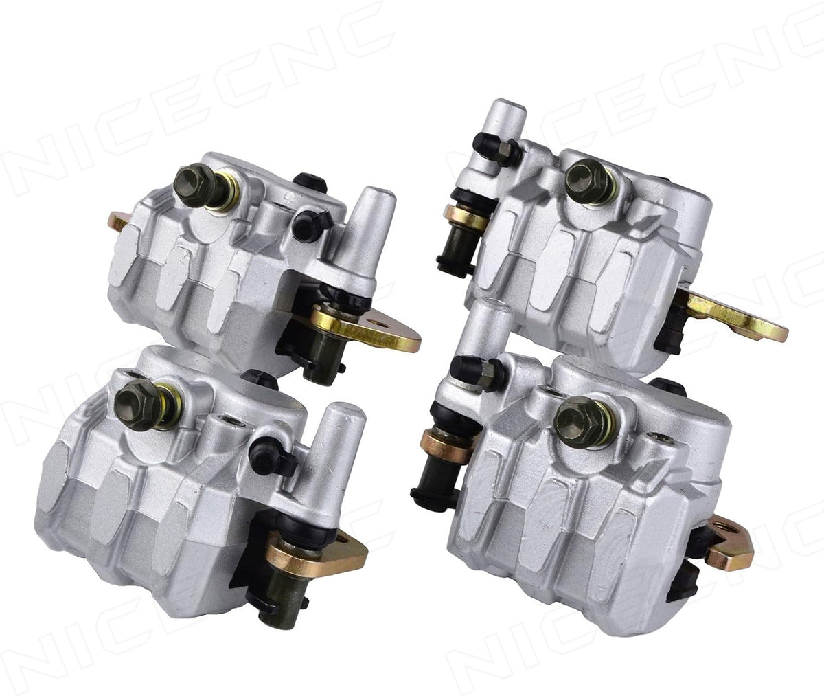 Front + Rear Brake Calipers Set with Pads Pack of 2 L929596