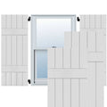 18x22W x 28x22H Real Wood Pine Board-n-Batten Shutters M29190