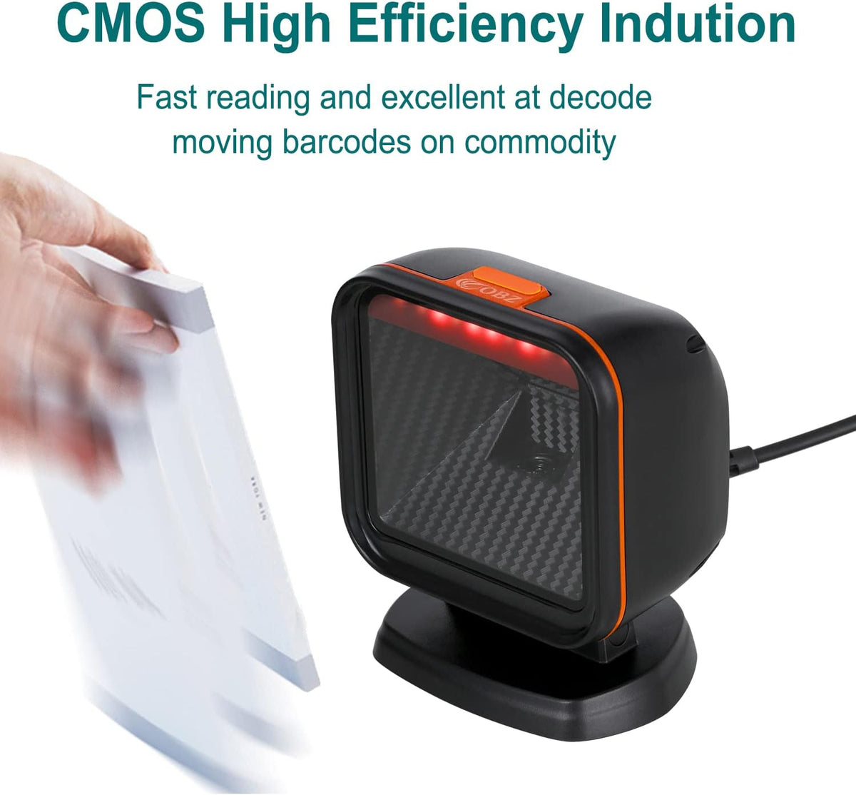 USB Wired Omnidirectional Barcode Scanner B5784
