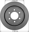 Rear Brake Rotor Pack of 2 E391