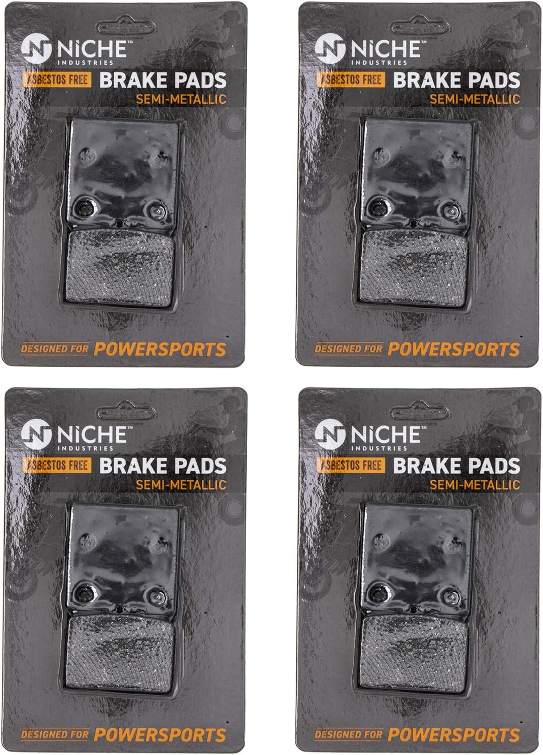 Brake Pad Set Semi-Metallic 4 Pack G612727