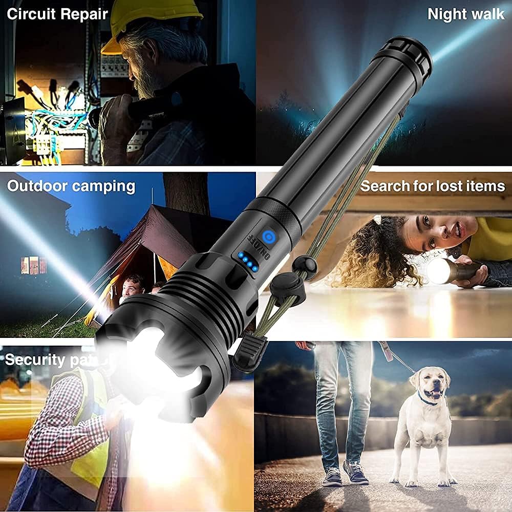 90000 High Lumens LED Tactical Flashlight A2030
