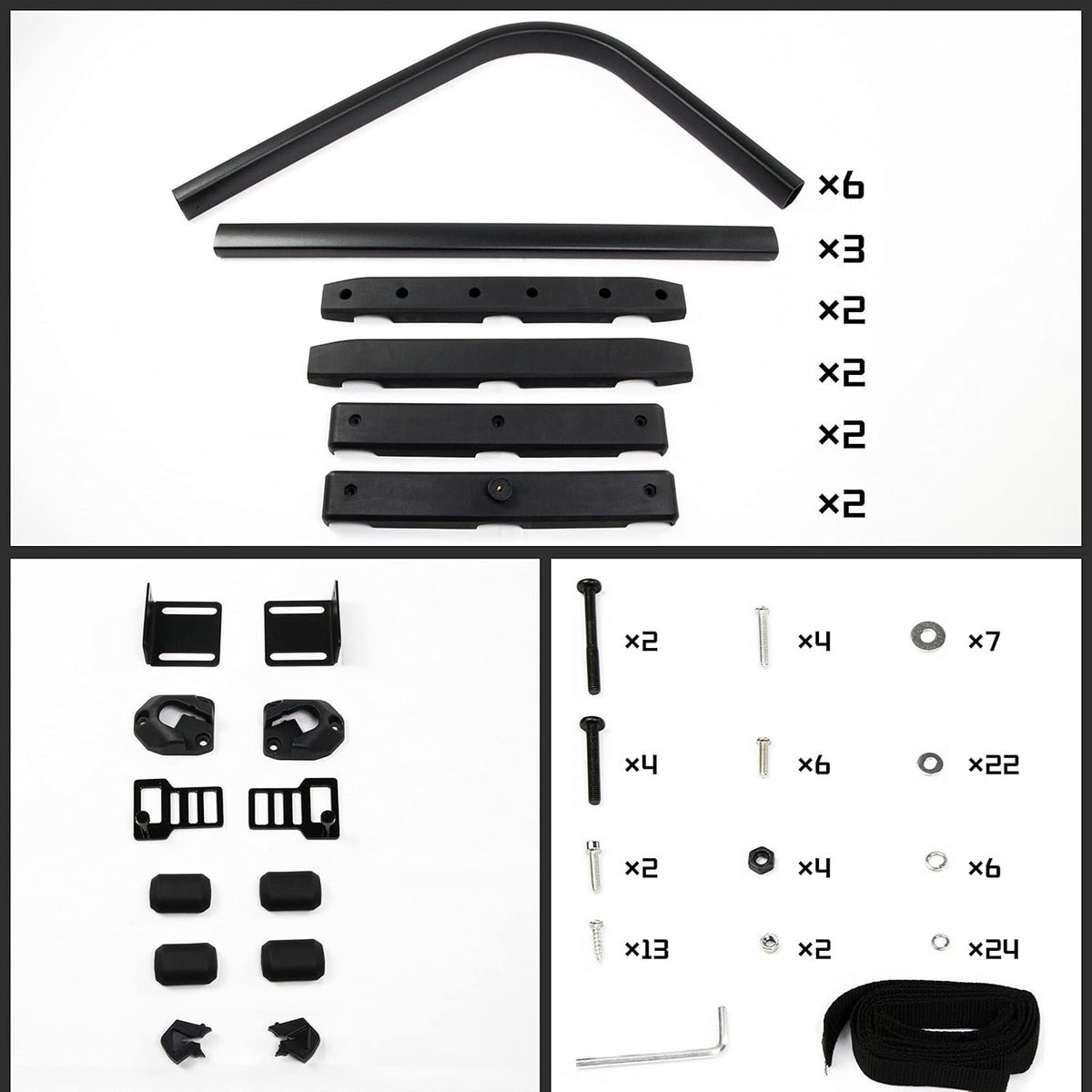 Truck Bed Extender Retractable Tailgate Extension 53.5''-66.9'' Steel X599