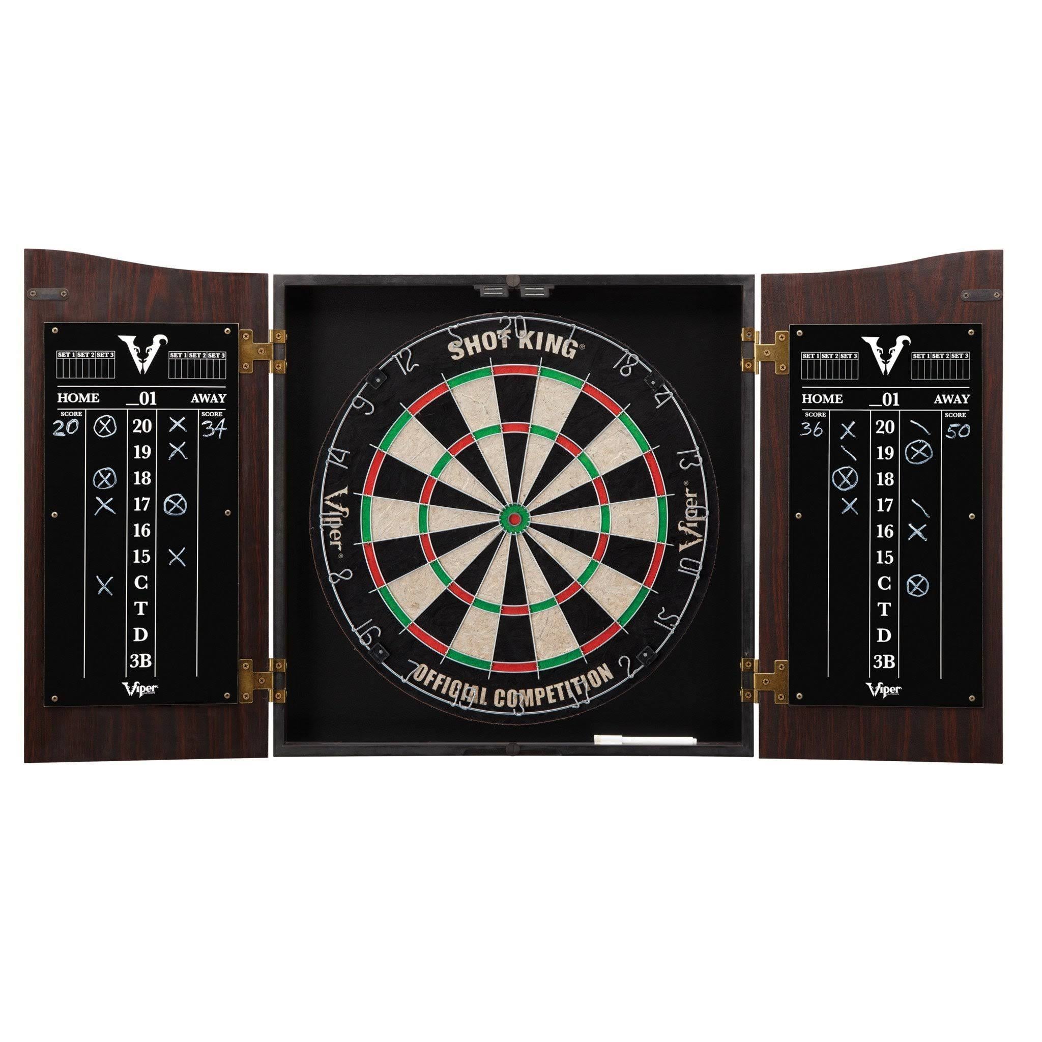 Dartboard Cabinet with Sisal Dartboard W5314