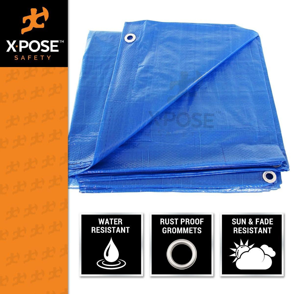 Blue Poly Tarps 10 x 16 - Case of 12 A37792