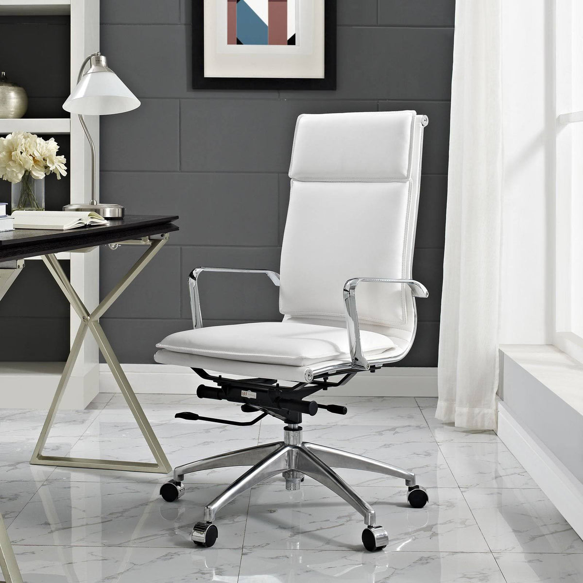 Tan Highback Office Chair Y256565