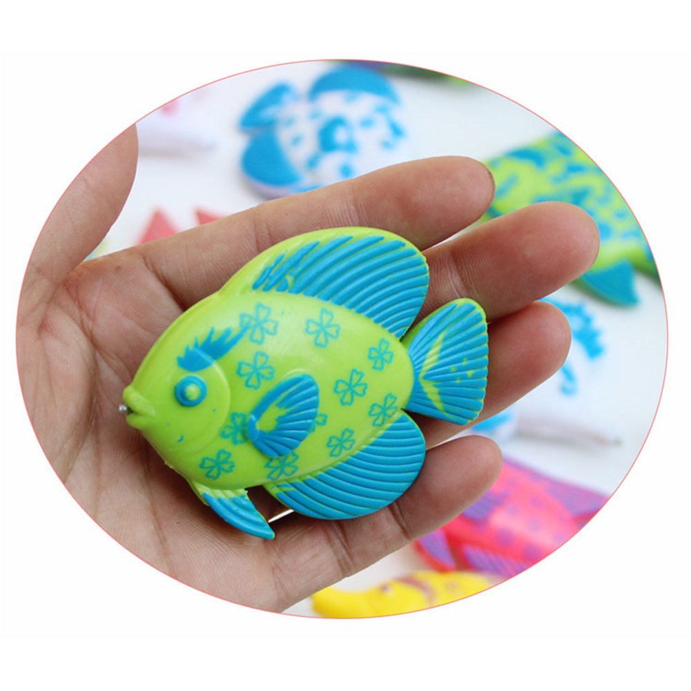 Magnetic Fishing Toy Set with 1 Fishing Rod and 6 Fishes S263