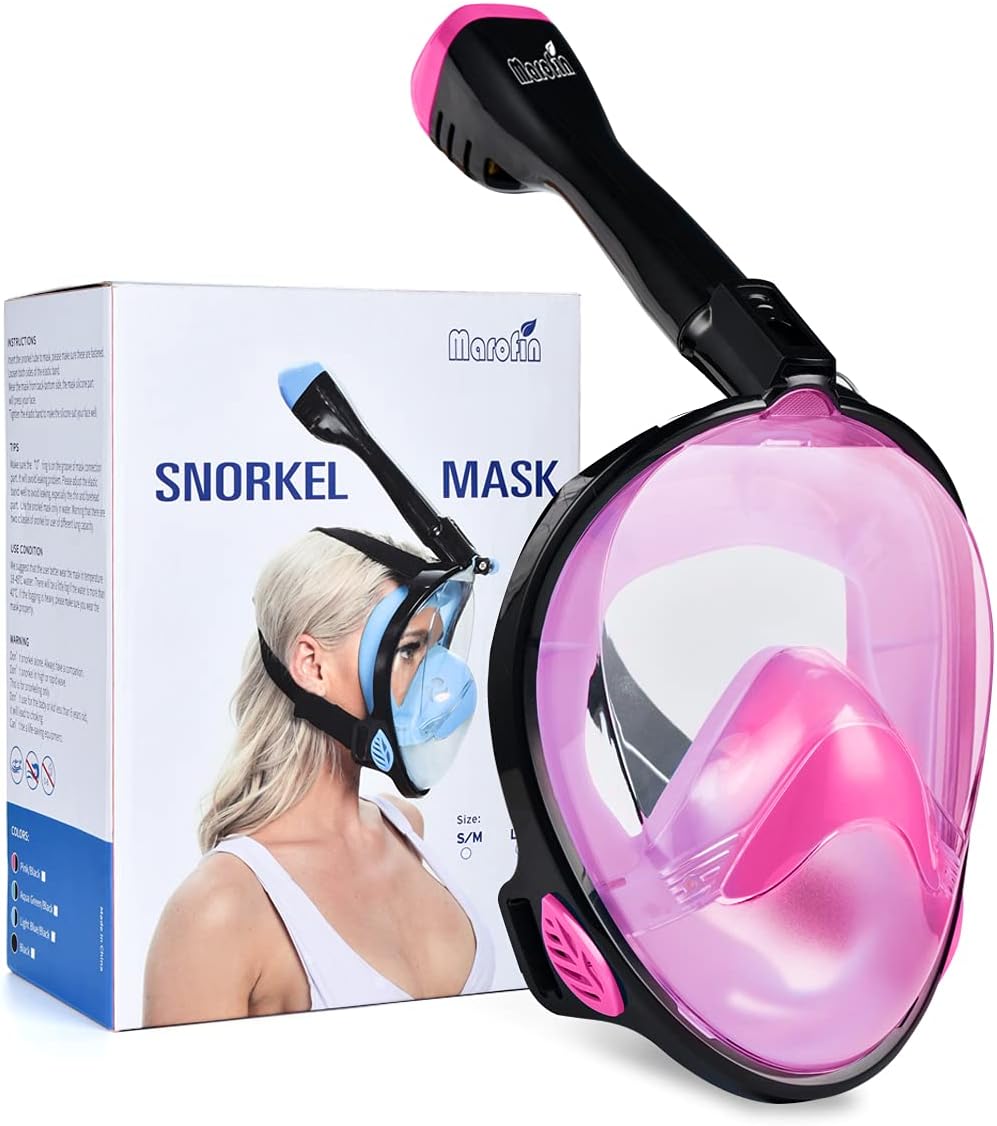 Full Face Snorkel Mask with Camera Mount Y7202