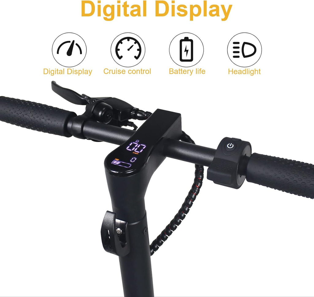 Foldable Electric Scooter with 350W Motor, 8.5 Inch Solid Tire R593
