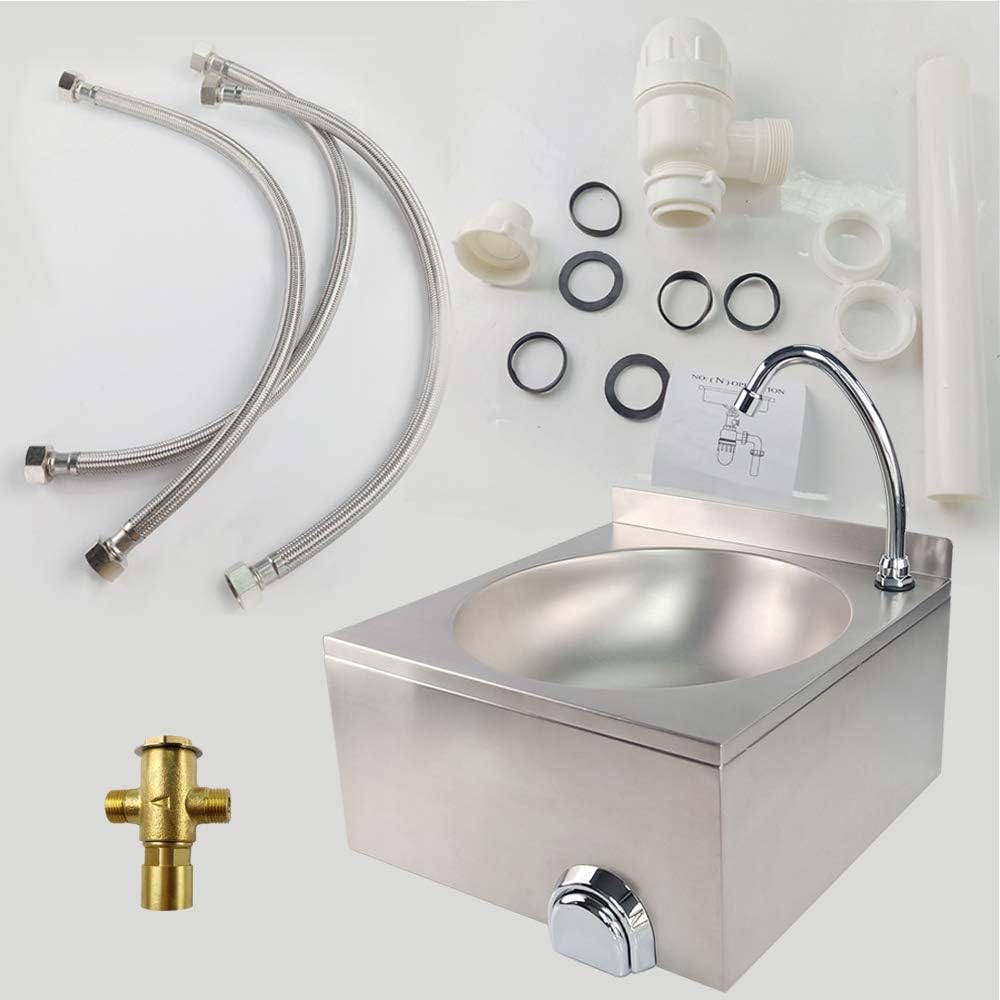 Commercial Stainless Steel Hand Wash Sink Kitchen Basin E235