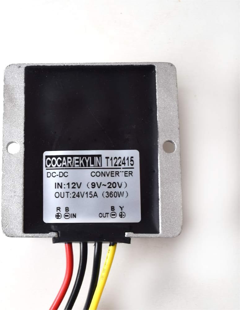 DC 12v to 24v Converter 15A 360W Waterproof Step Up Transformer C554750