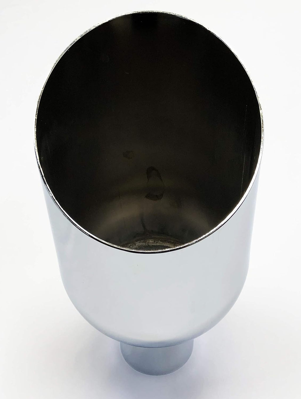 Chrome Slant Exhaust Tip 2.50" Inlet 6.00" Outlet 18.00" Long O9056
