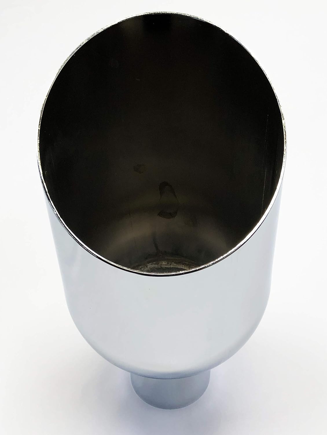 Chrome Slant Exhaust Tip 2.50" Inlet 6.00" Outlet 18.00" Long O9056