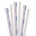 Giant White Wrapped Paper Straw - 2200/Case L26243