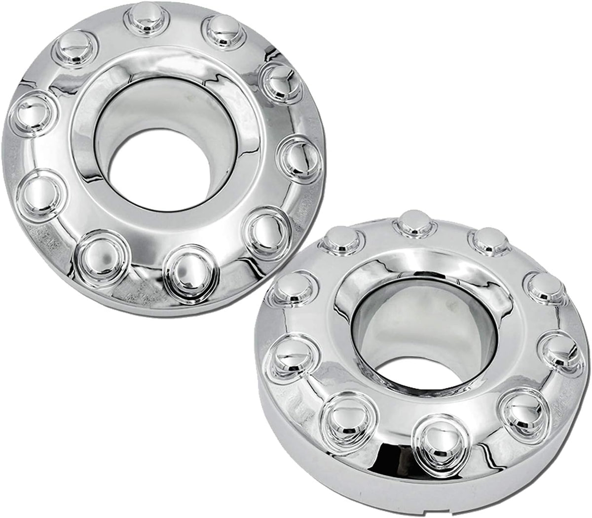 1 Pair Chrome 19.5 Wheel Center Hub Cap F3315