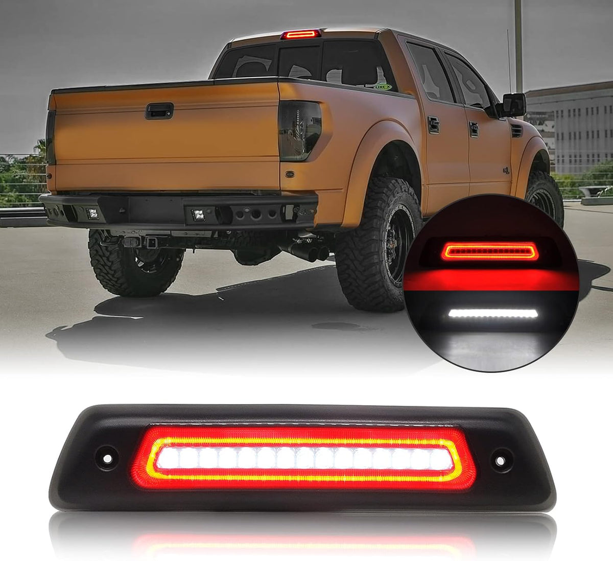 Smoked Lens LED 3rd Brake Light Assembly Pack of 2 K8969