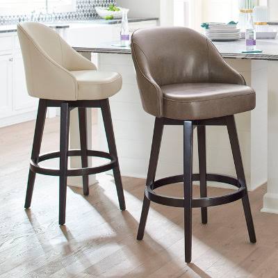 Swivel Bar & Counter Stool, Coffee, 30-3/4 Bar Height E12678