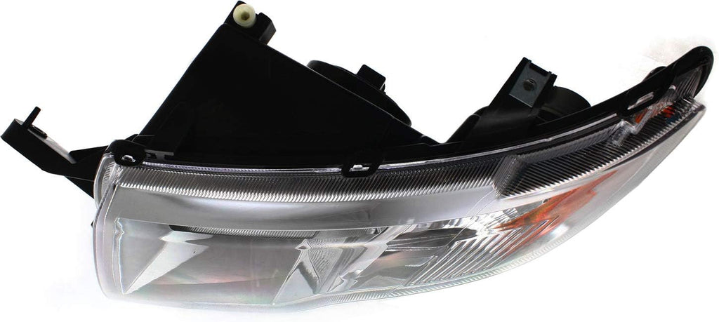 Headlight Assembly Compatible with 2007-2010 Ford Edge Halogen Chrome Driver Side N6208