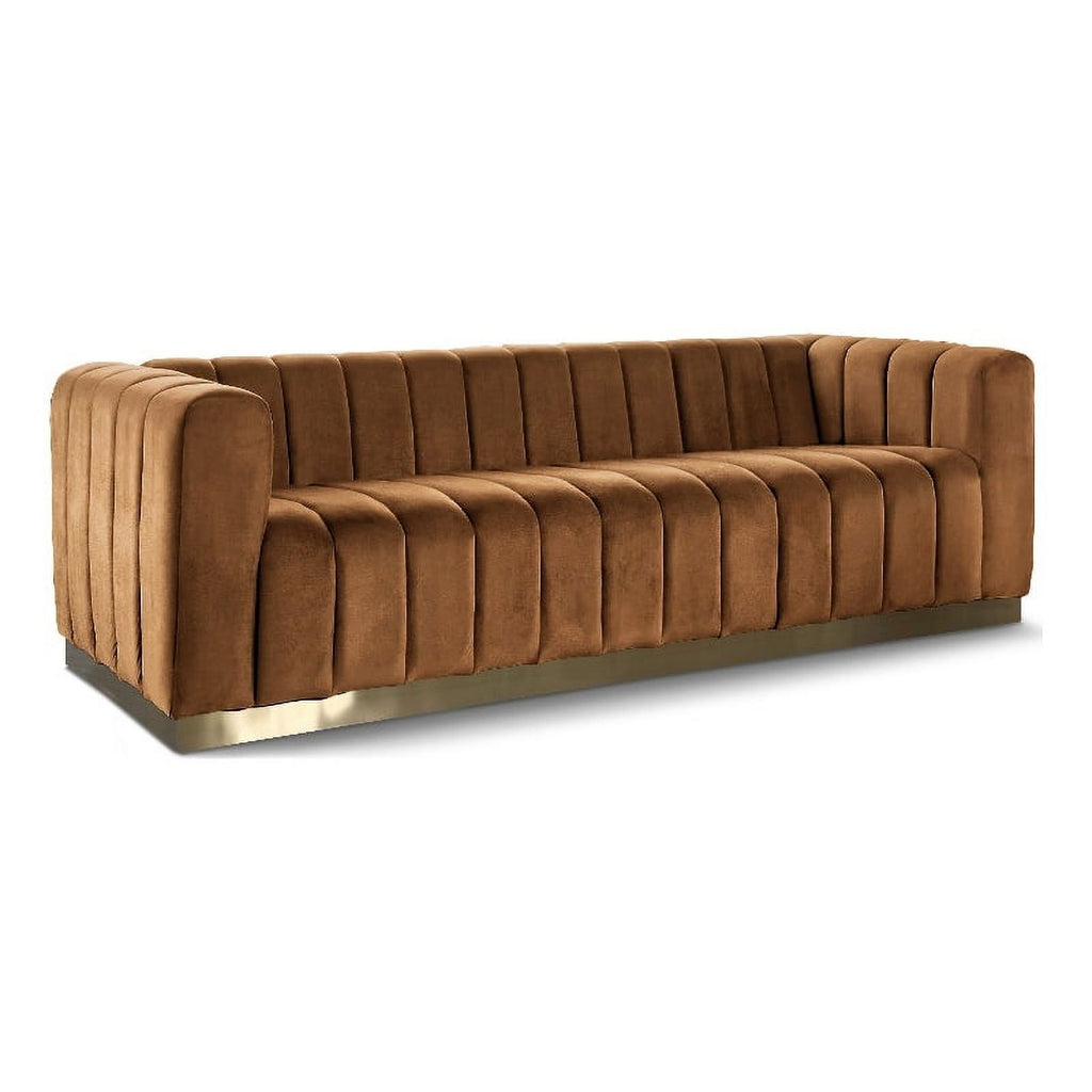 Saddle Velvet Sofa T48453