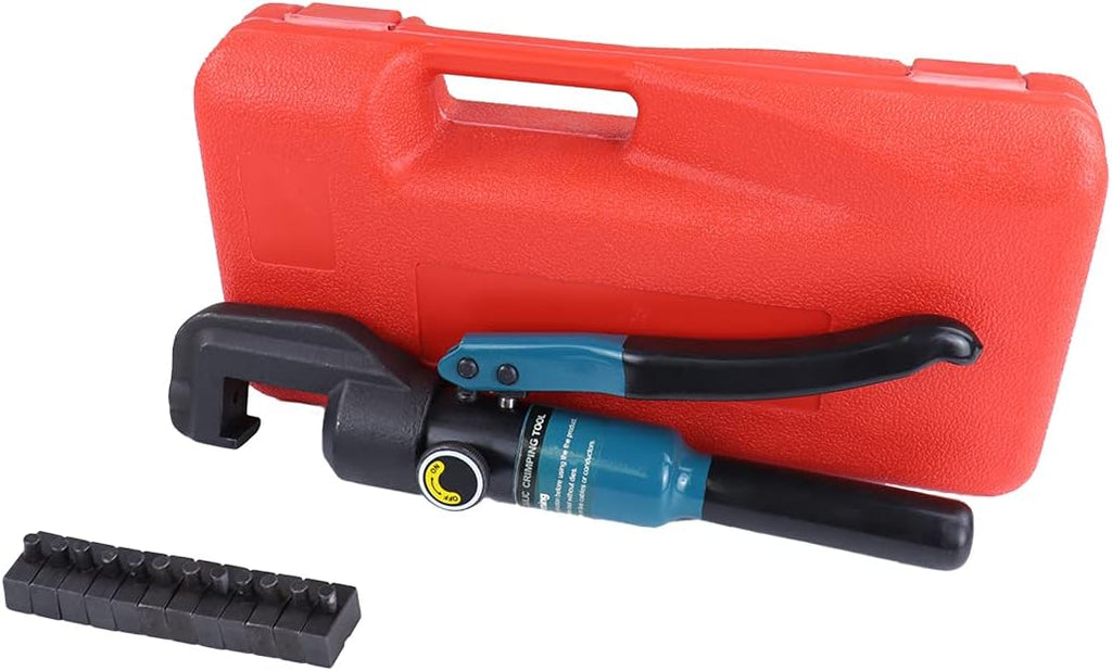 Hydraulic Wire Cable Crimping Tool with 9 Pairs Dies F4033