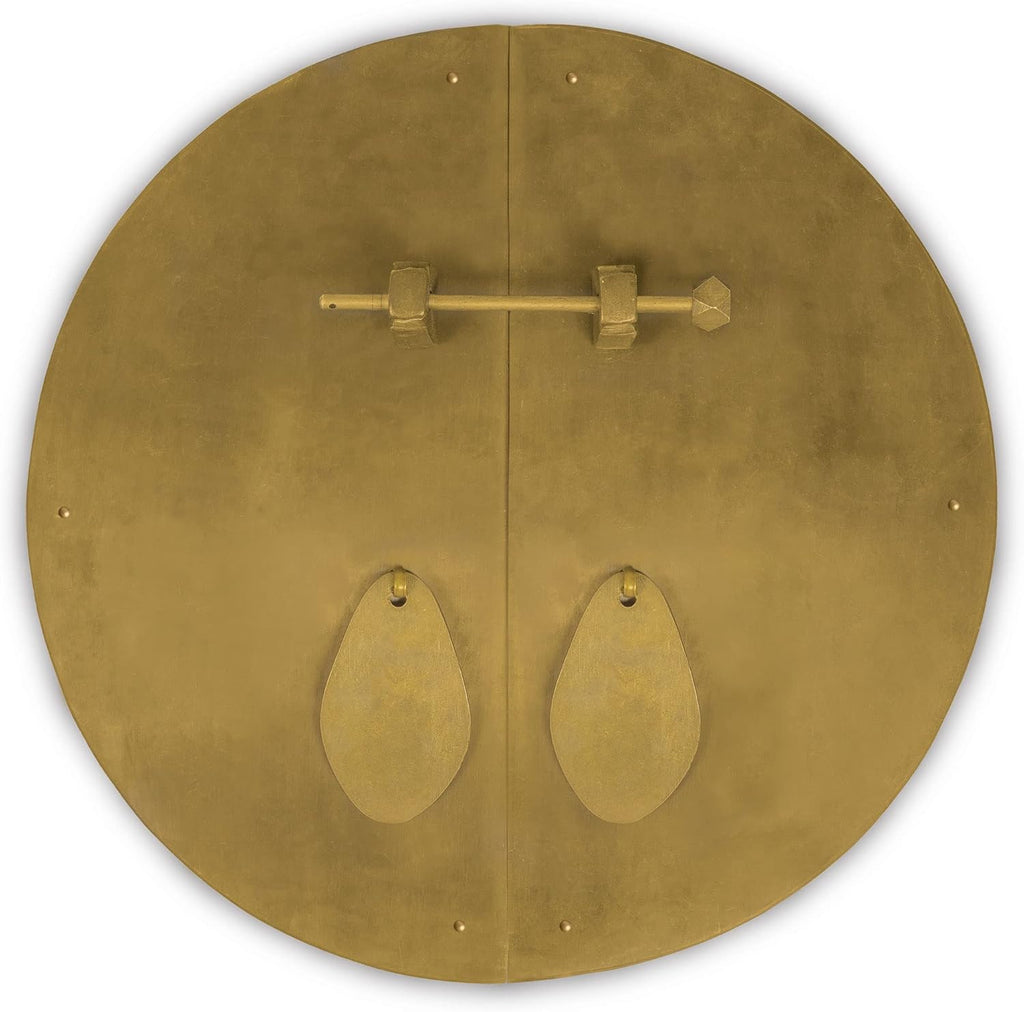 Fat Brass Cabinet Face Plate Backplate Hardware Set Pack of 2 C2238