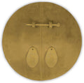 Fat Brass Cabinet Face Plate Backplate Hardware Set Pack of 2 C2238