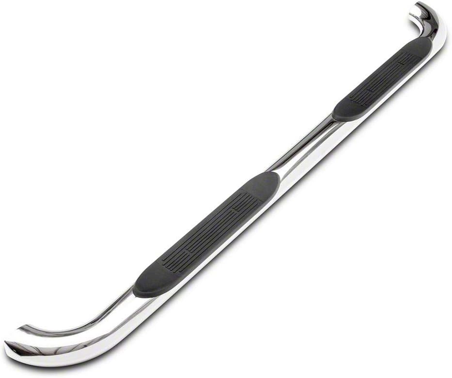 4-Inch Oval Bent End Side Step Bars Stainless Steel H913935