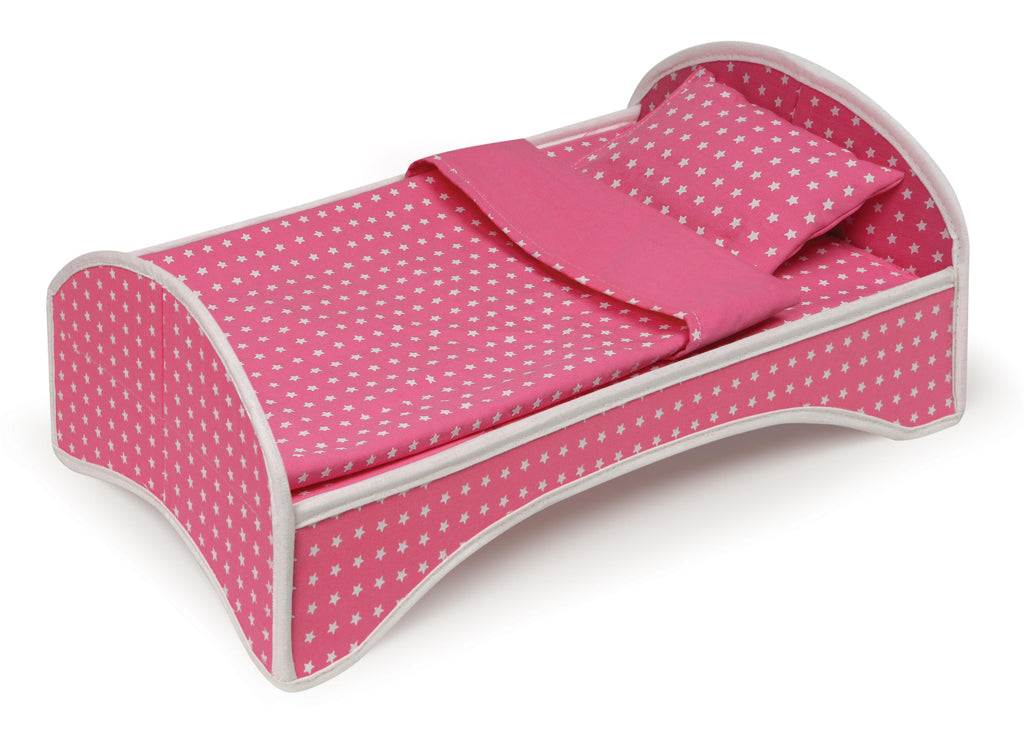 Pink Doll Travel Trolley and Carrier with Bed and Bedding K455