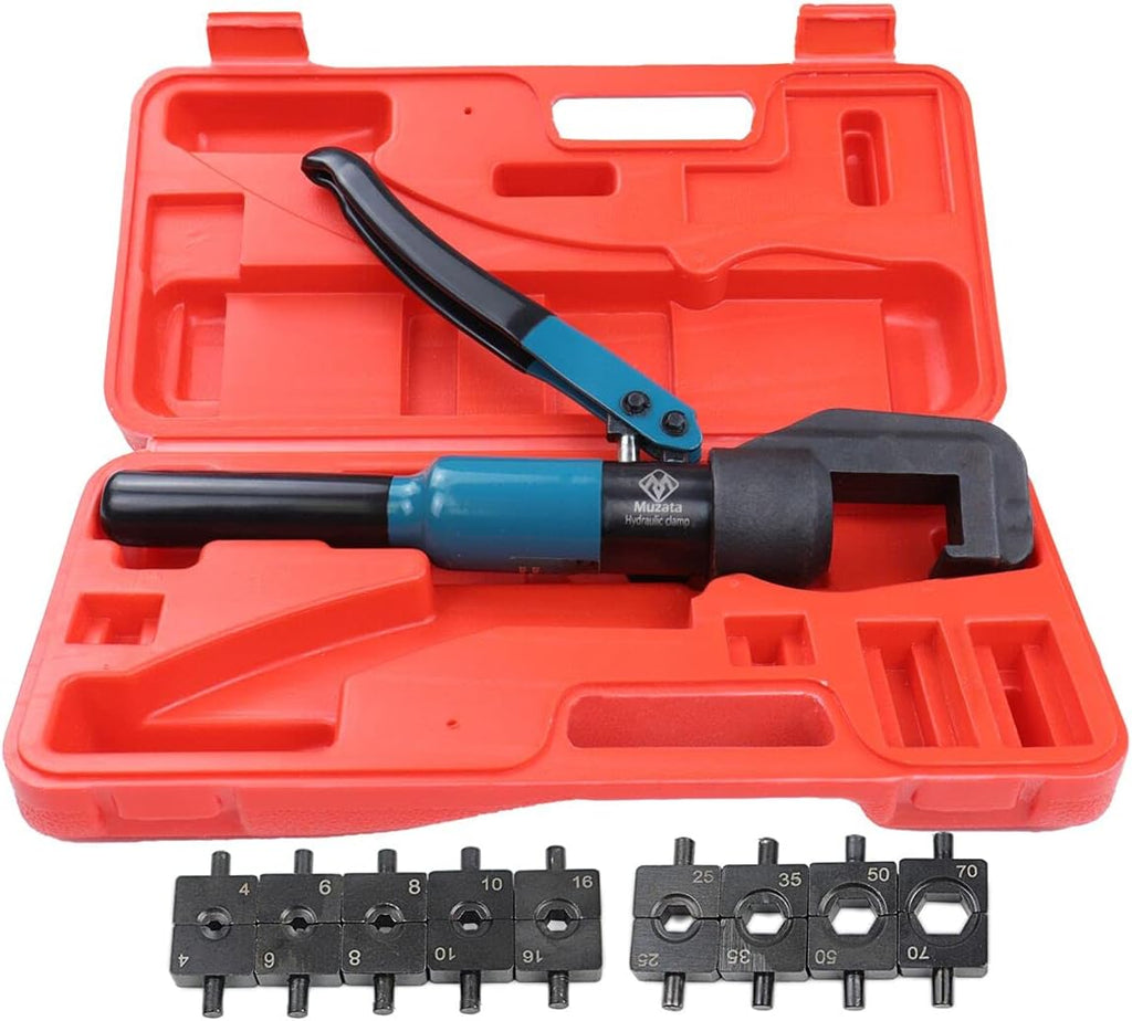Hydraulic Wire Cable Crimping Tool with 9 Pairs Dies F4033