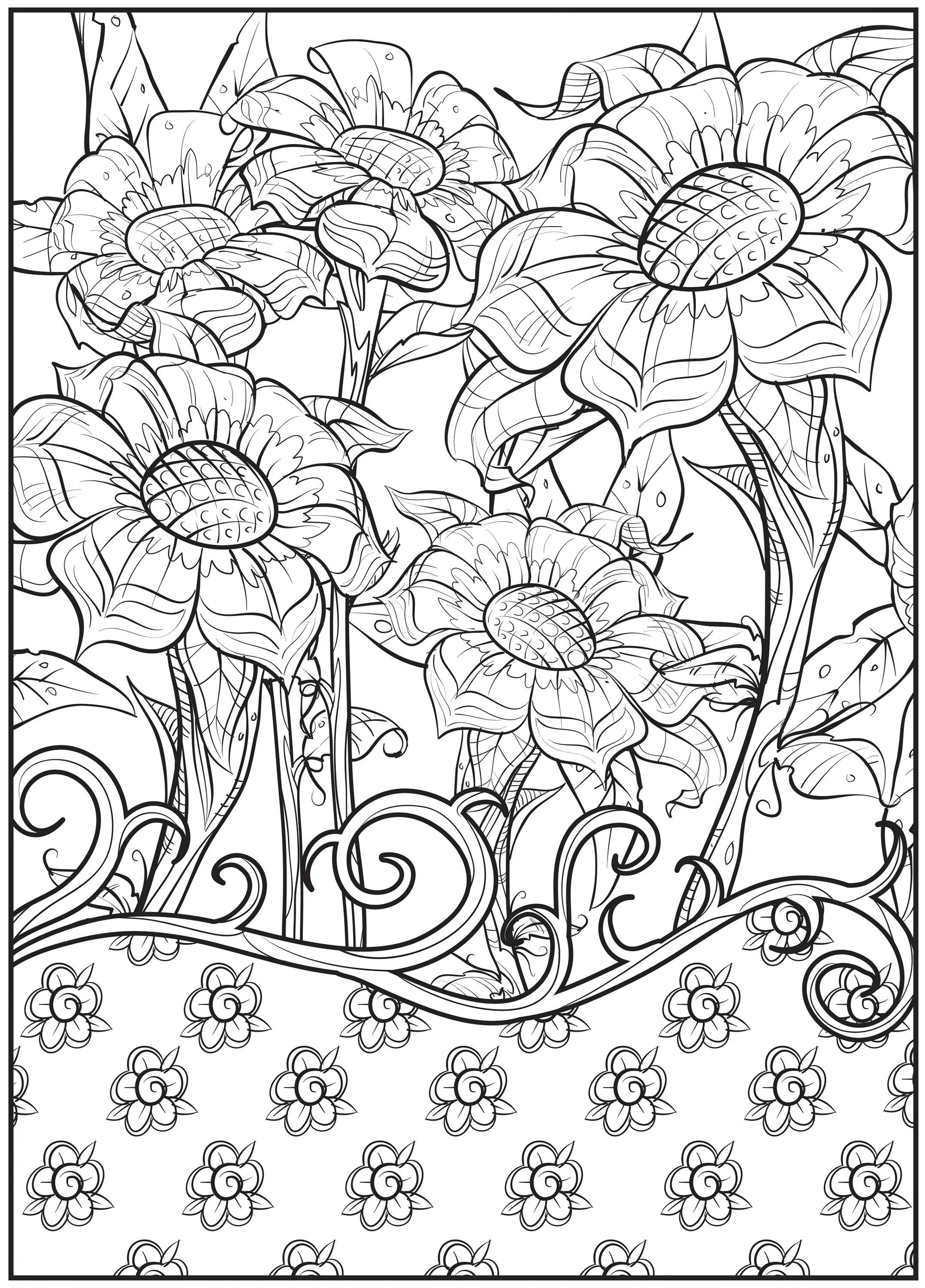 64 Pages Adult Coloring Book T6327