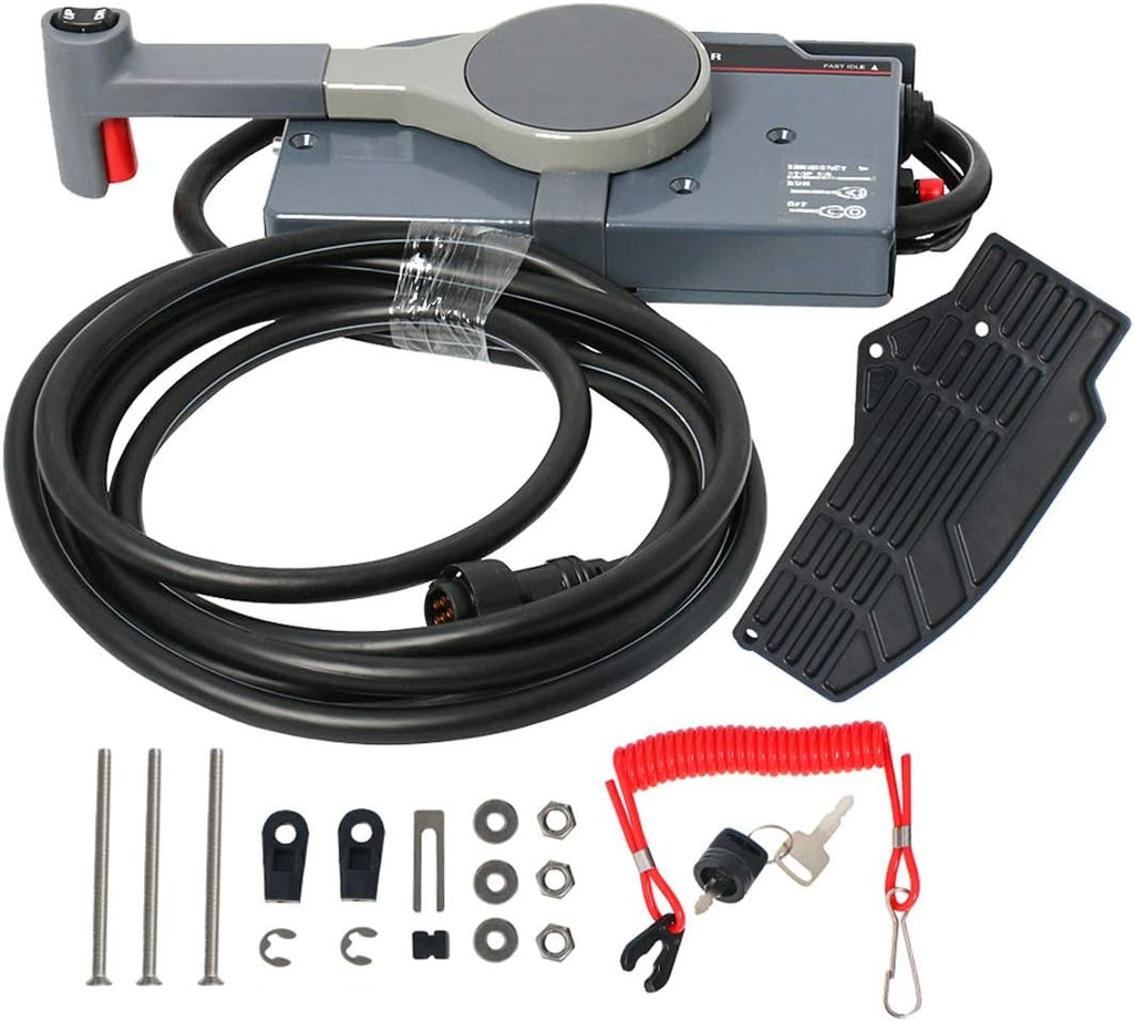 Side Mount Remote Control Box with 10 pins Wire Harness and Cable 16FT Z765745