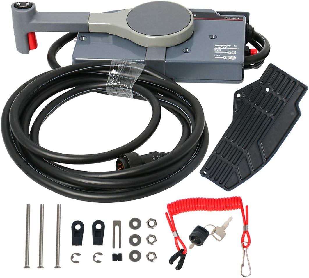 Side Mount Remote Control Box with 10 pins Wire Harness and Cable 16FT Z765745