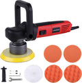 6-Inch Dual Action Random Orbital Polisher with Two Detachable Handles L30114