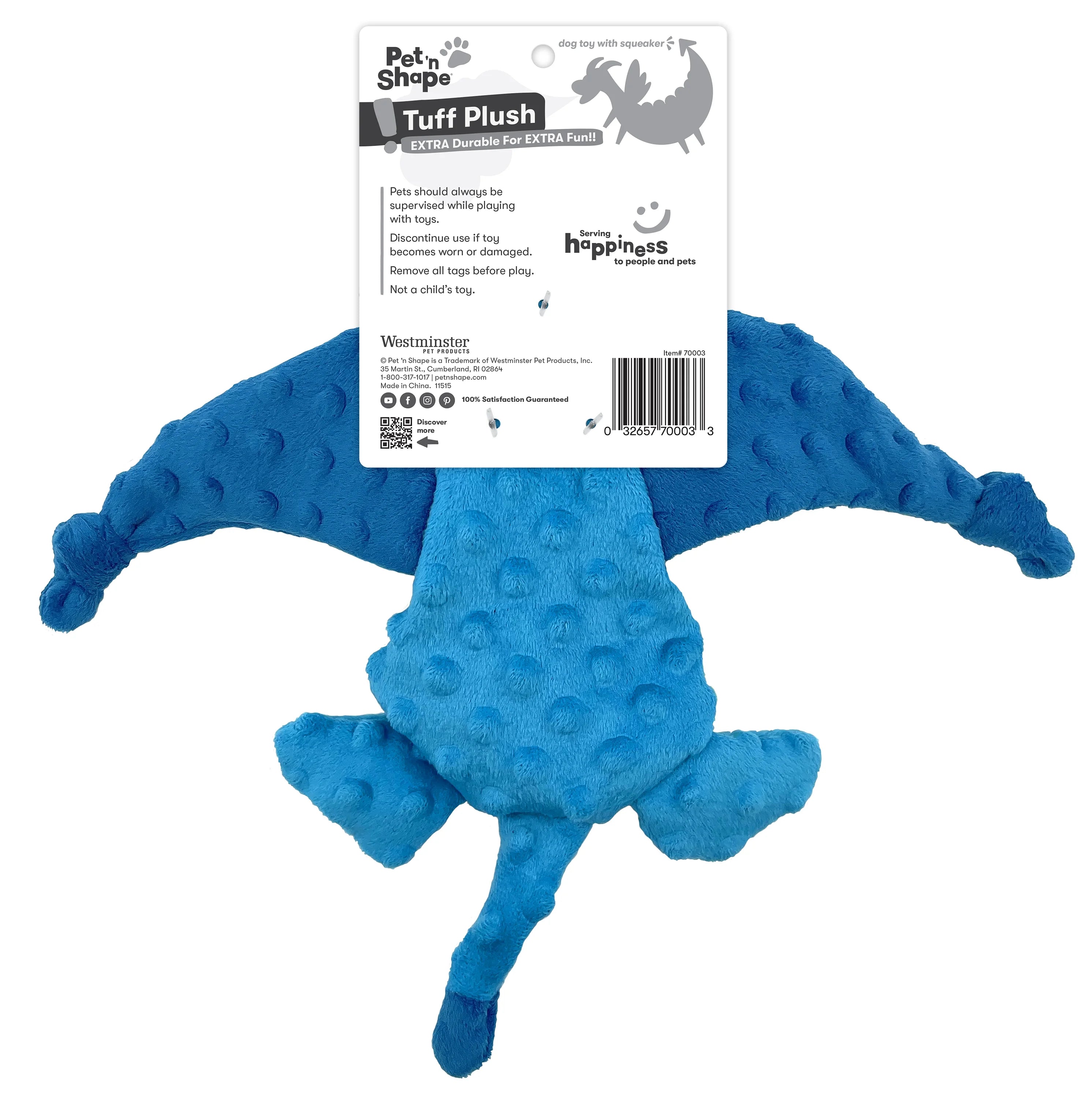 Plush Flying Dragon Dog Toy U858429
