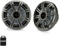 6.5" Charcoal Marine Speakers (Qty 2) 1 Pair G182672