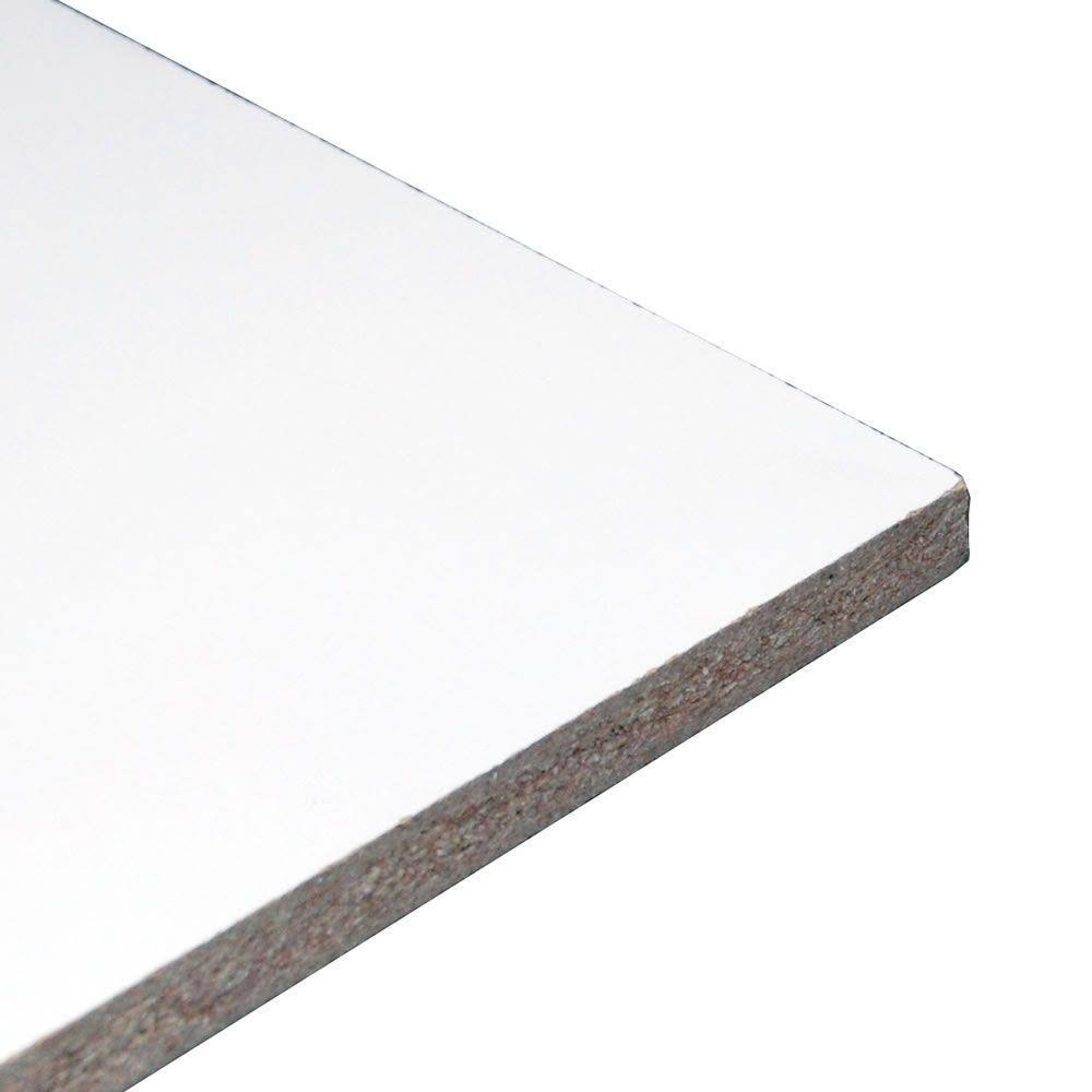 5 Shelves White Laminated Board Boltless Office Shelving H913570