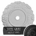 Steel Gray Angel Ceiling Medallion A94953