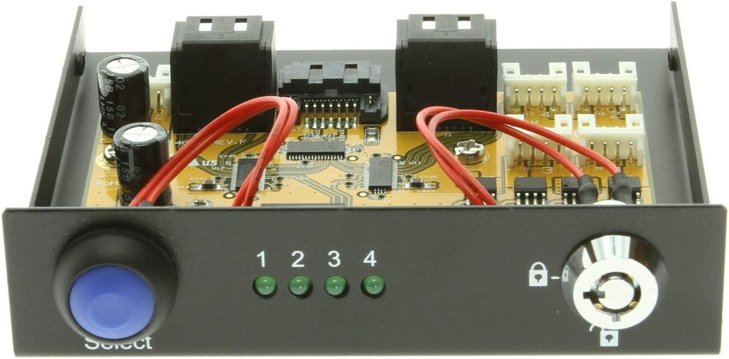 4 Port SATA III Switch with KeyLock and LED A781993