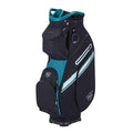 Black/Teal Cart Bag C409