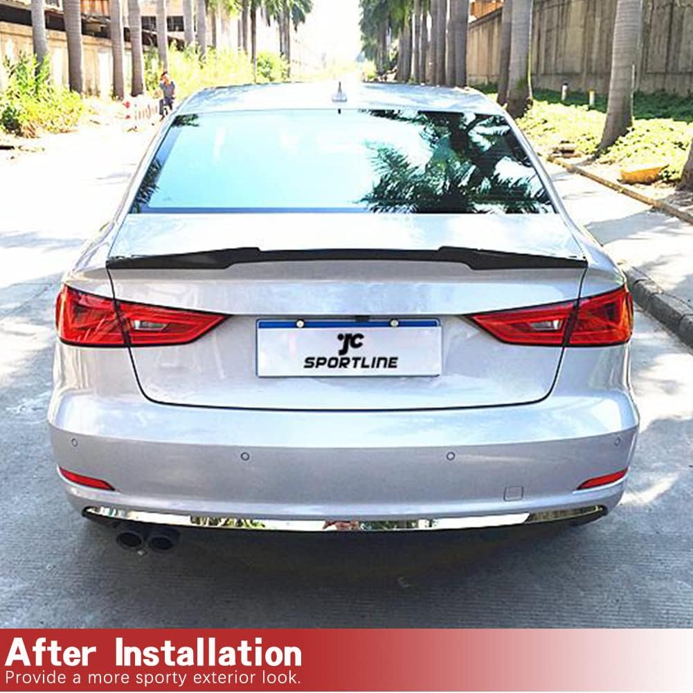 Carbon Fiber Trunk Spoiler for Audi A3 8V Sedan 2014-2020 P209993