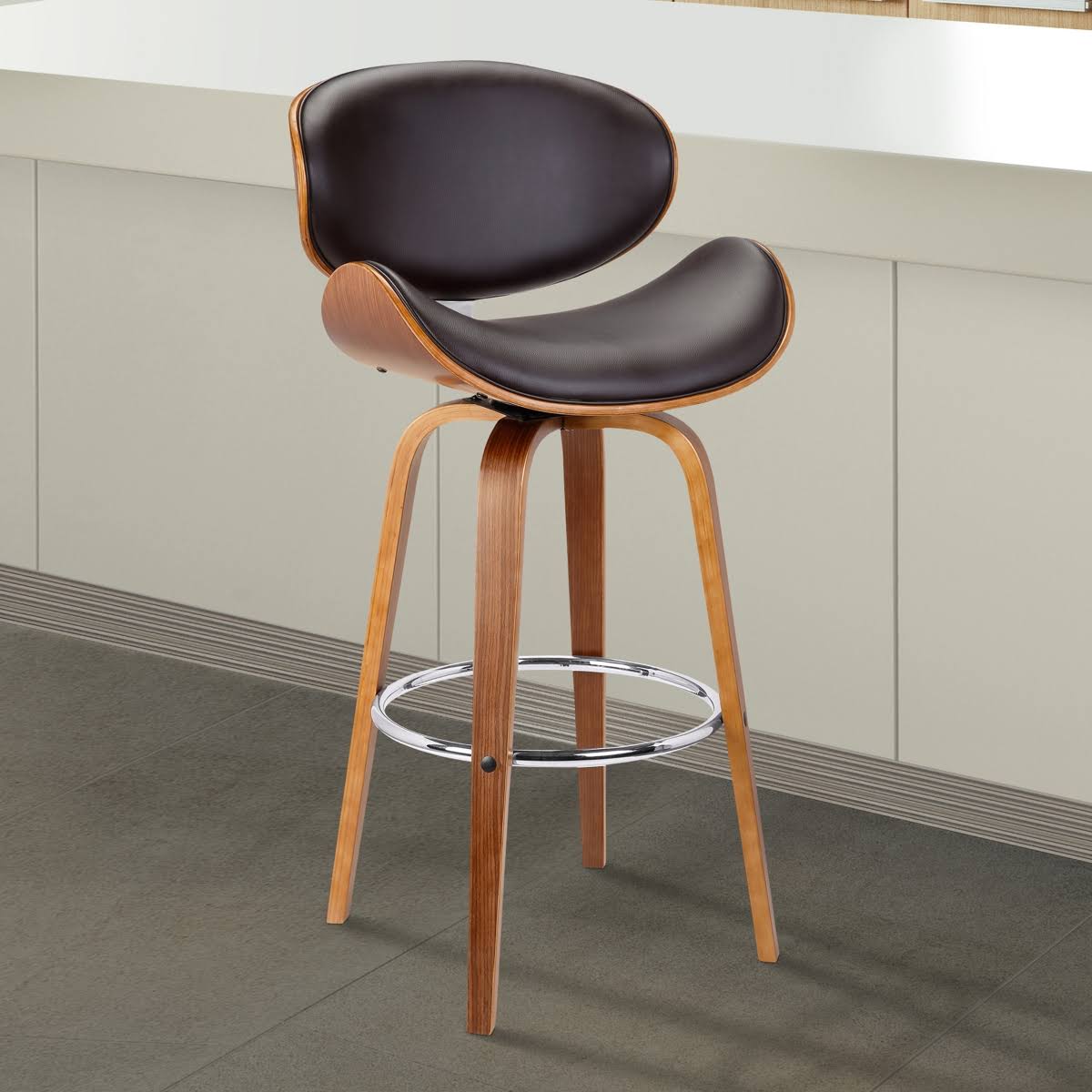 Brown Swivel Counter Stool R468753