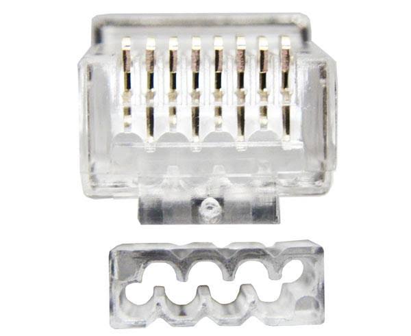 100 Pack Shielded RJ45 Connector for Cat6 A573