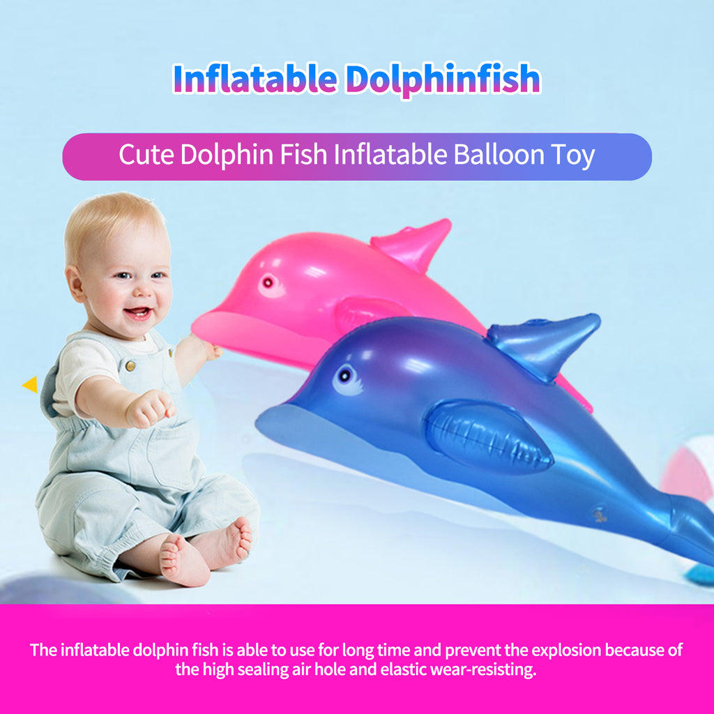 Inflatable Dolphin Fish Children Toy for Swimming Pool B471556