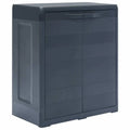 Black Plastic Garden Storage Cabinet Z708