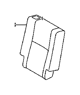 Rear Seat Back Cover G531278